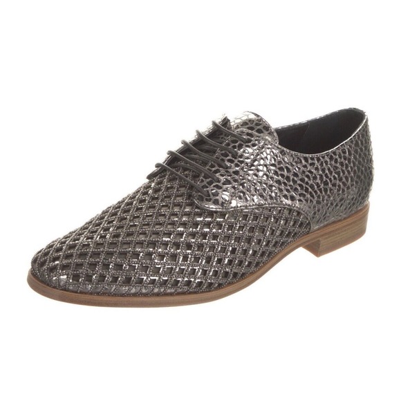BRUNELLO CUCINELLI Oxford Woven Dress‎ Shoes Size 8 41 authentic NWT Silver main image 6